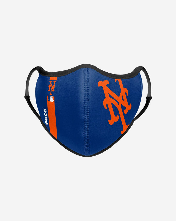 New York Mets On-Field Adjustable Blue & Orange Sport Face Cover FOCO - FOCO.com
