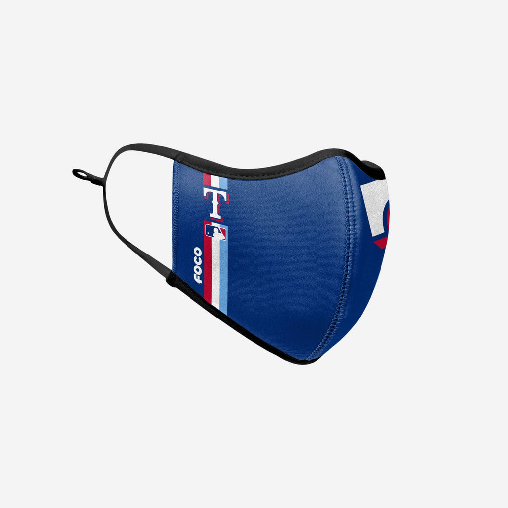 Texas Rangers On-Field Adjustable Dark Blue Sport Face Cover FOCO