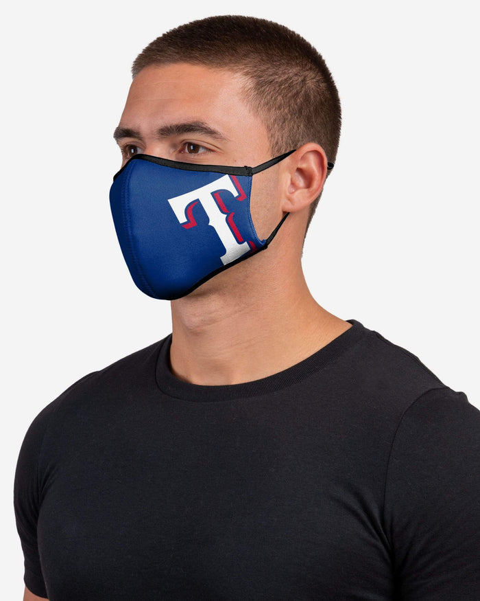 Texas Rangers On-Field Adjustable Dark Blue Sport Face Cover FOCO