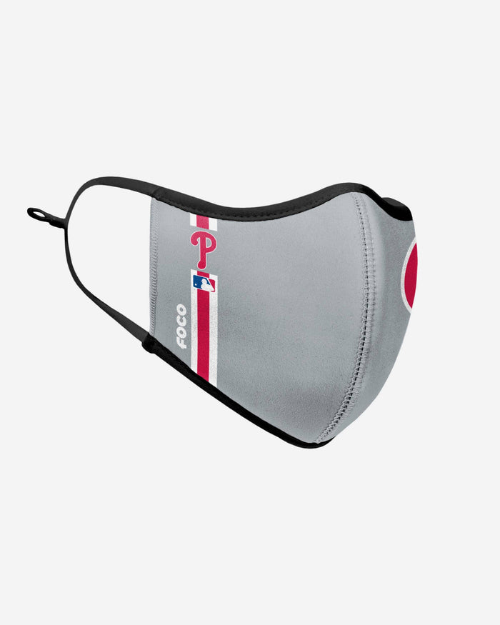 Philadelphia Phillies On-Field Adjustable Gray Sport Face Cover FOCO - FOCO.com