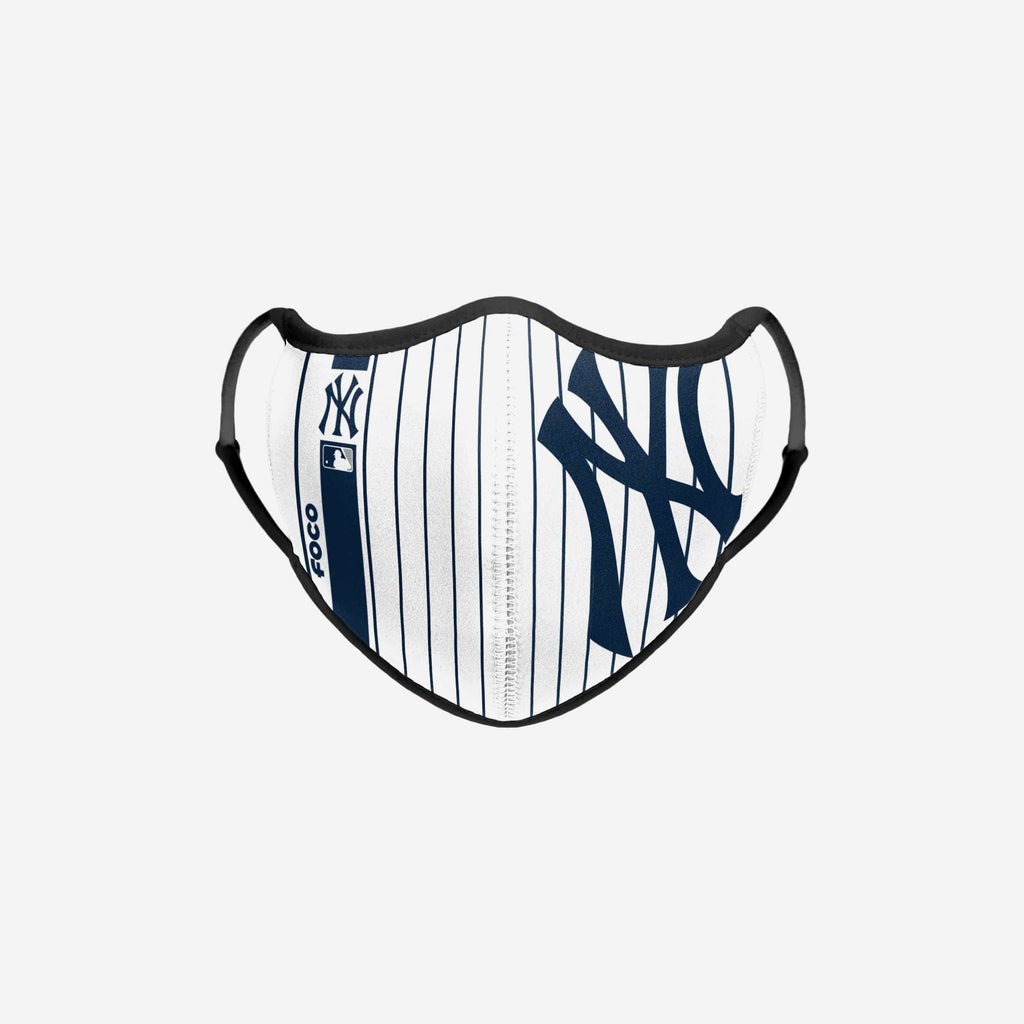 New York Yankees On-Field Adjustable Pinstripe Sport Face Cover FOCO - FOCO.com