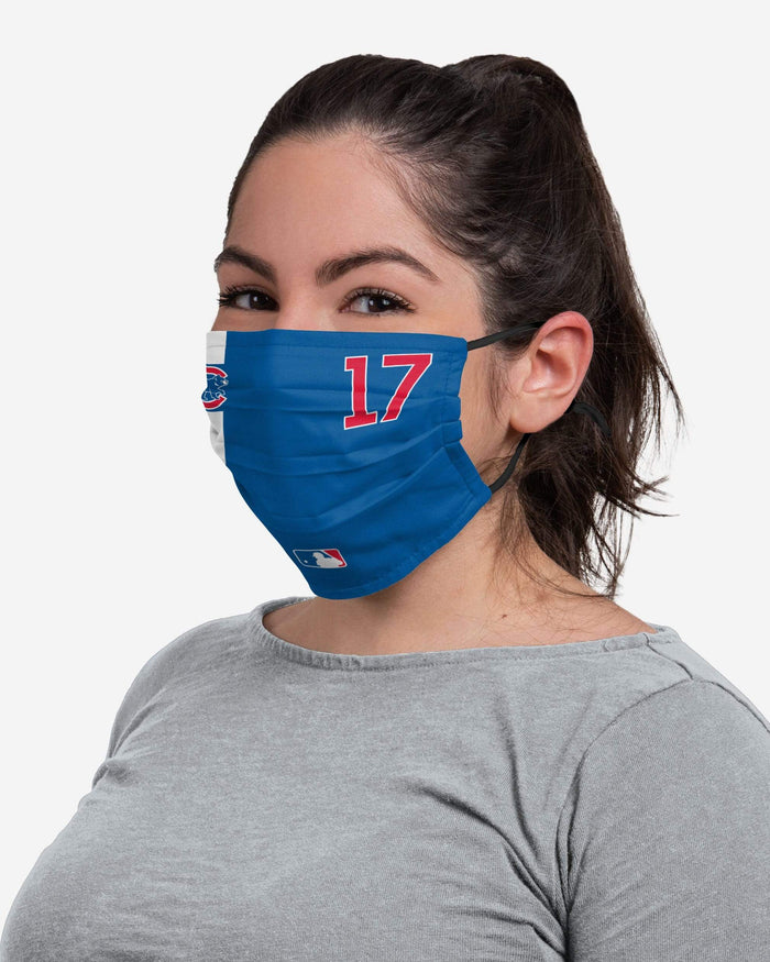 Kris Bryant Chicago Cubs On-Field Adjustable Blue Face Cover FOCO - FOCO.com