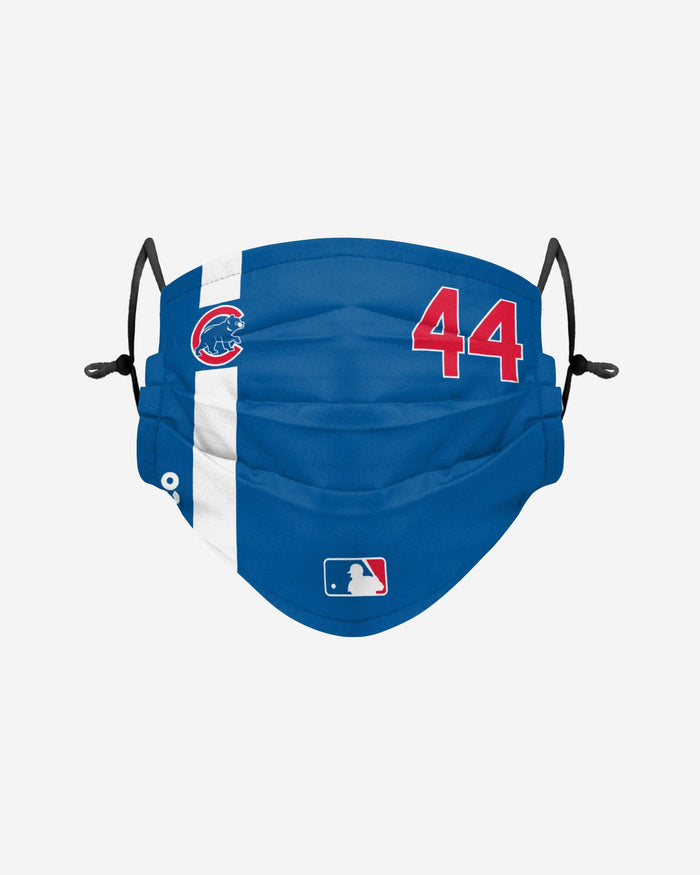 Anthony Rizzo Chicago Cubs On-Field Adjustable Blue Face Cover FOCO - FOCO.com