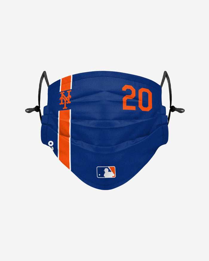 Pete Alonso New York Mets On-Field Adjustable Blue & Orange Face Cover FOCO - FOCO.com