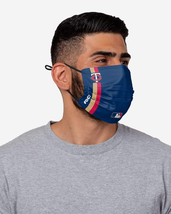 Jorge Polanco Minnesota Twins On-Field Adjustable Navy Face Cover FOCO - FOCO.com