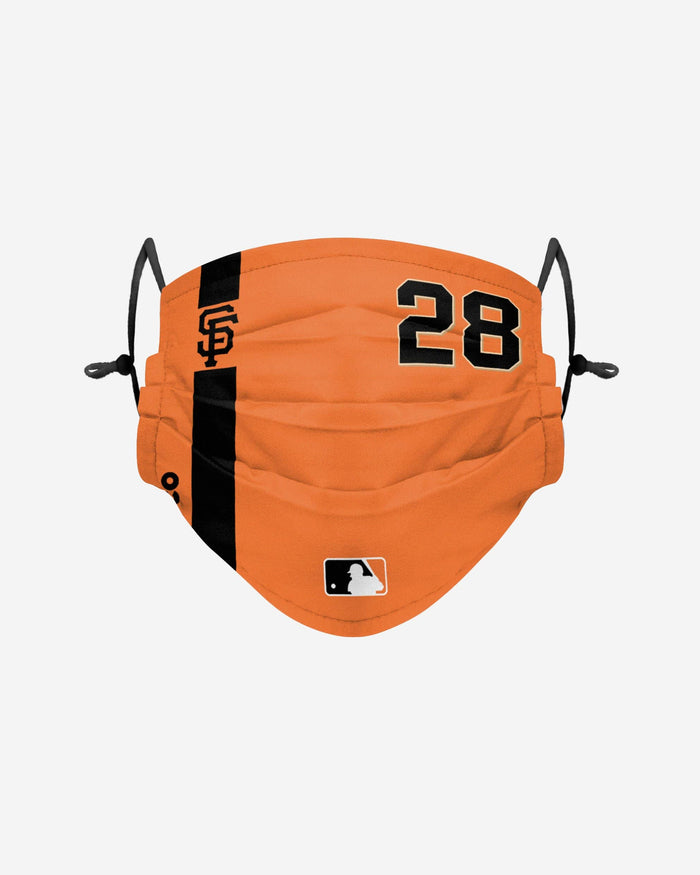 Buster Posey San Francisco Giants On-Field Adjustable Orange Face Cover FOCO - FOCO.com