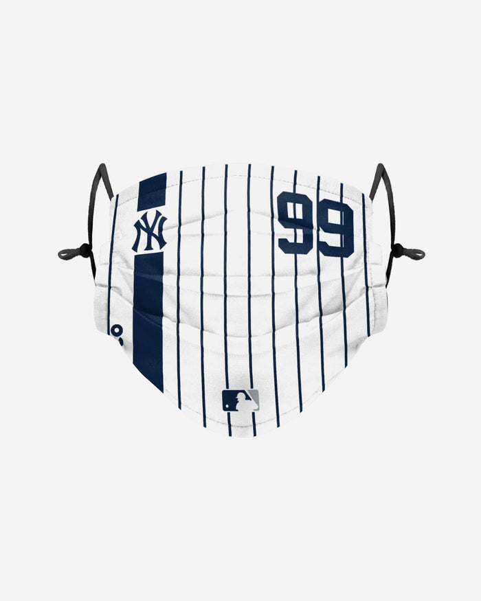 Aaron Judge New York Yankees On-Field Adjustable Pinstripe Face Cover FOCO - FOCO.com