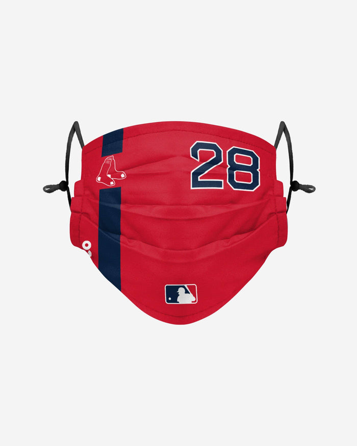 JD Martinez Boston Red Sox On-Field Adjustable Red Face Cover FOCO - FOCO.com