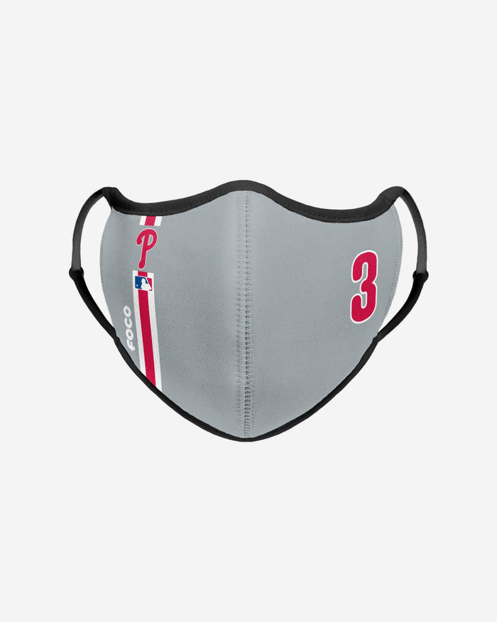 Bryce Harper Philadelphia Phillies On-Field Adjustable Gray Sport Face Cover FOCO - FOCO.com