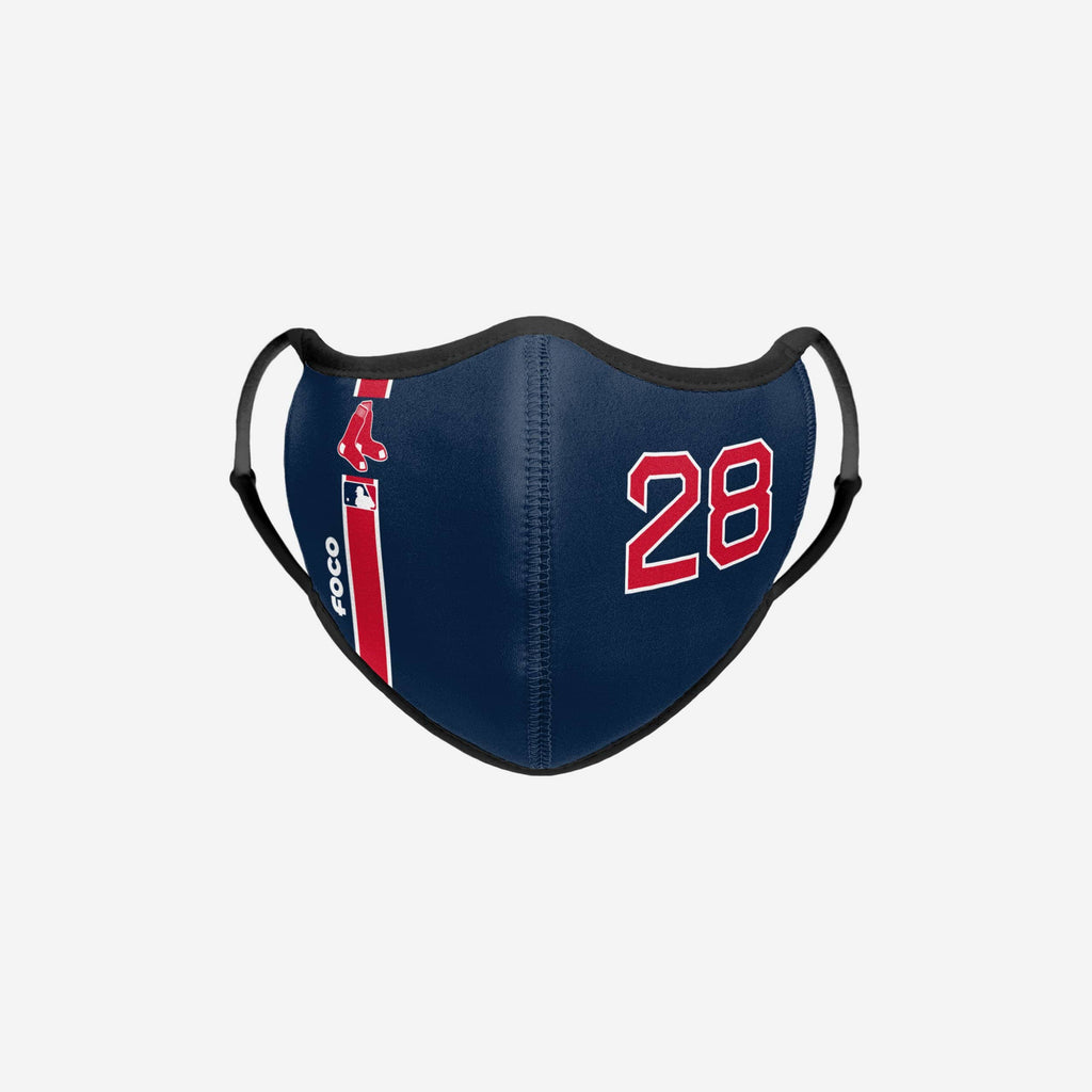 JD Martinez Boston Red Sox On-Field Adjustable Navy Sport Face Cover FOCO - FOCO.com