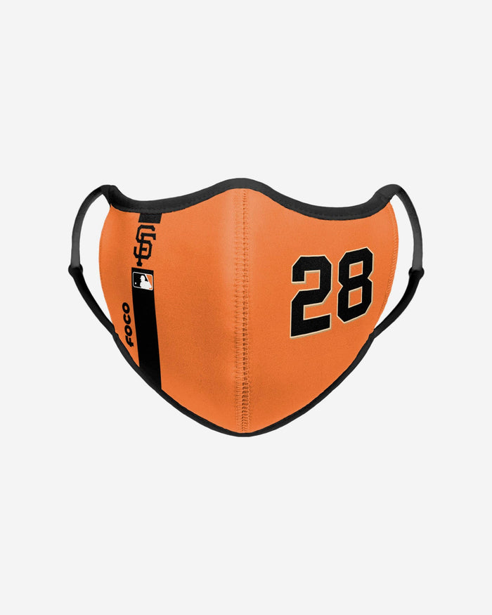 Buster Posey San Francisco Giants On-Field Adjustable Orange Sport Face Cover FOCO - FOCO.com