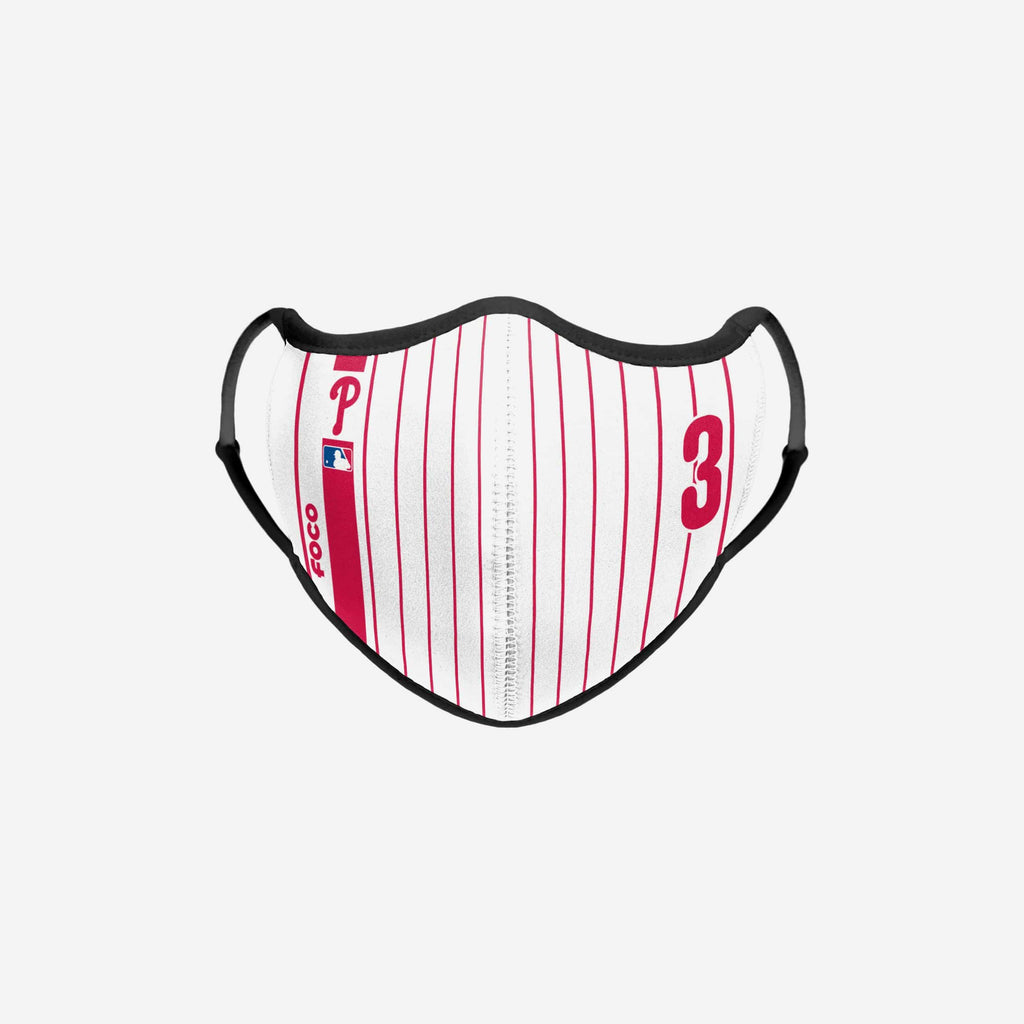 Bryce Harper Philadelphia Phillies On-Field Adjustable Pinstripe Sport Face Cover FOCO - FOCO.com