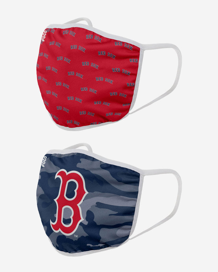Boston Red Sox Clutch 2 Pack Face Cover FOCO - FOCO.com