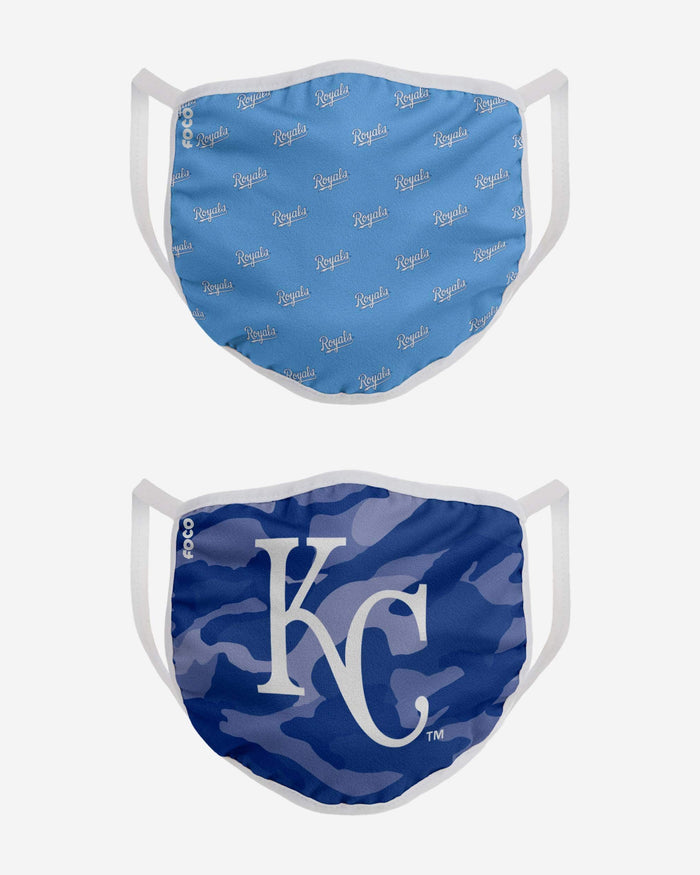 Kansas City Royals Clutch 2 Pack Face Cover FOCO - FOCO.com