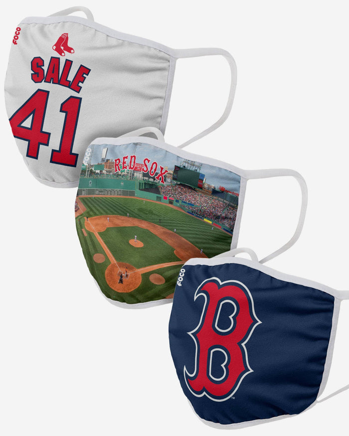 Boston Red Sox Fan Fest 3 Pack Face Cover FOCO - FOCO.com