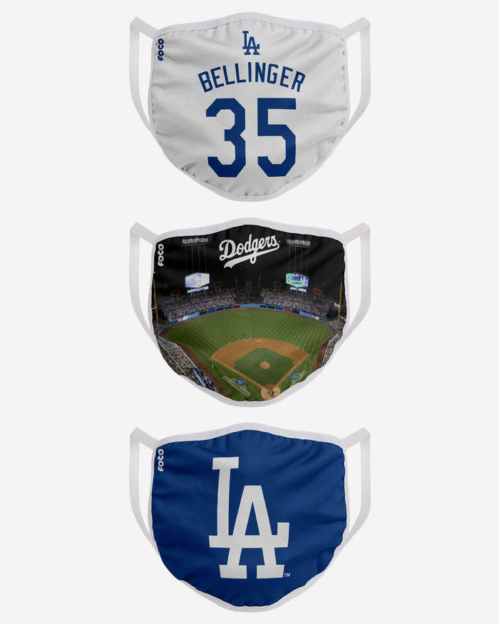 Los Angeles Dodgers Fan Fest 3 Pack Face Cover FOCO - FOCO.com