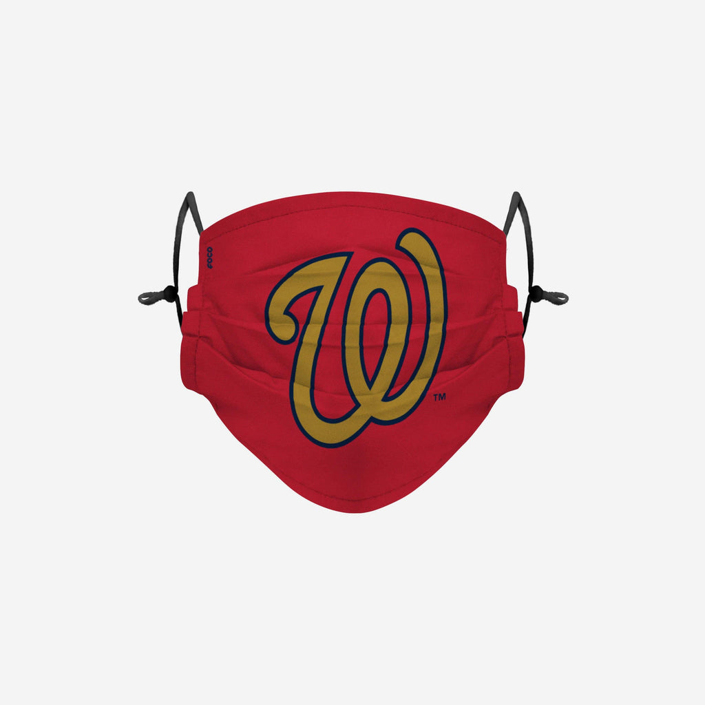 Washington Nationals Gold Logo Adjustable Face Cover FOCO - FOCO.com