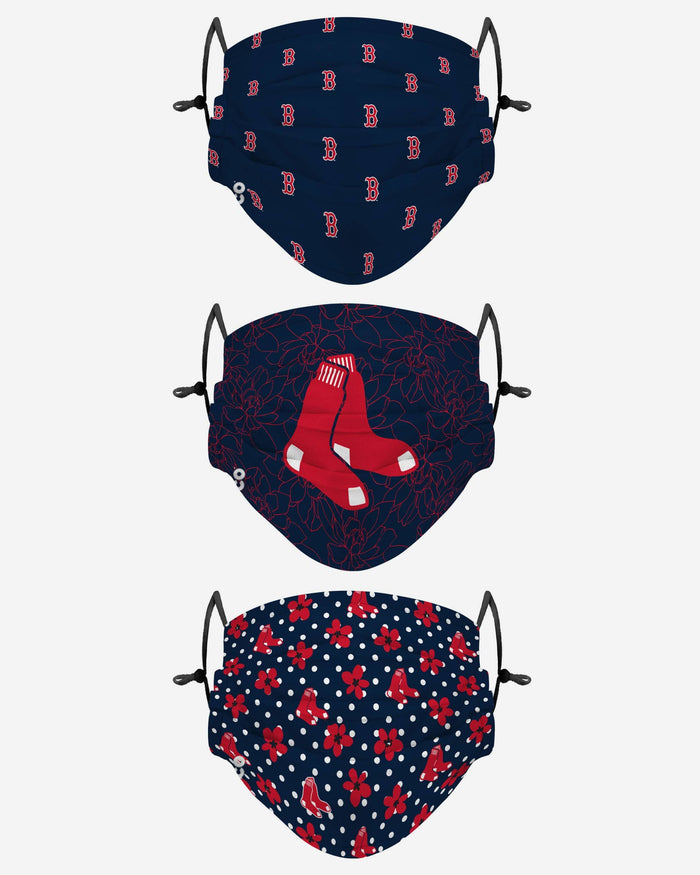 Boston Red Sox Gameday Gardener 3 Pack Face Cover FOCO - FOCO.com