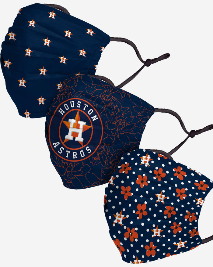 Houston Astros Gameday Gardener 3 Pack Face Cover FOCO - FOCO.com