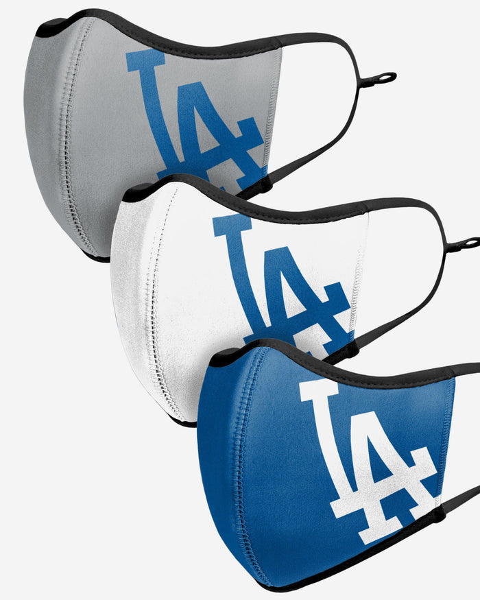 Los Angeles Dodgers Sport 3 Pack Face Cover FOCO - FOCO.com