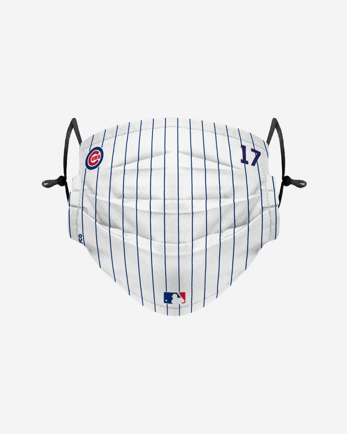 Kris Bryant Chicago Cubs On-Field Gameday Pinstripe Adjustable Face Cover FOCO - FOCO.com
