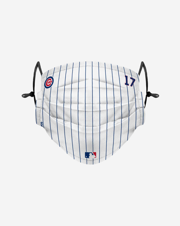 Kris Bryant Chicago Cubs On-Field Gameday Pinstripe Adjustable Face Cover FOCO - FOCO.com