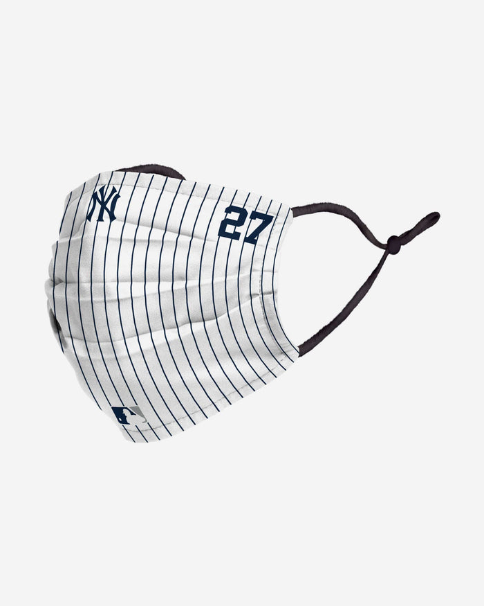 Giancarlo Stanton New York Yankees On-Field Gameday Pinstripe Adjustable Face Cover FOCO - FOCO.com