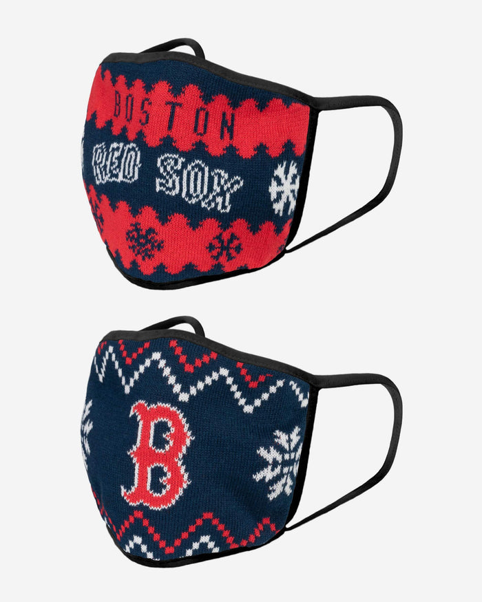 Boston Red Sox Knit 2 Pack Face Cover FOCO - FOCO.com