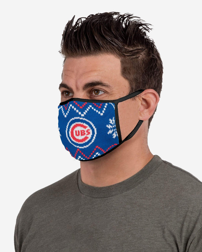Chicago Cubs Knit 2 Pack Face Cover FOCO - FOCO.com
