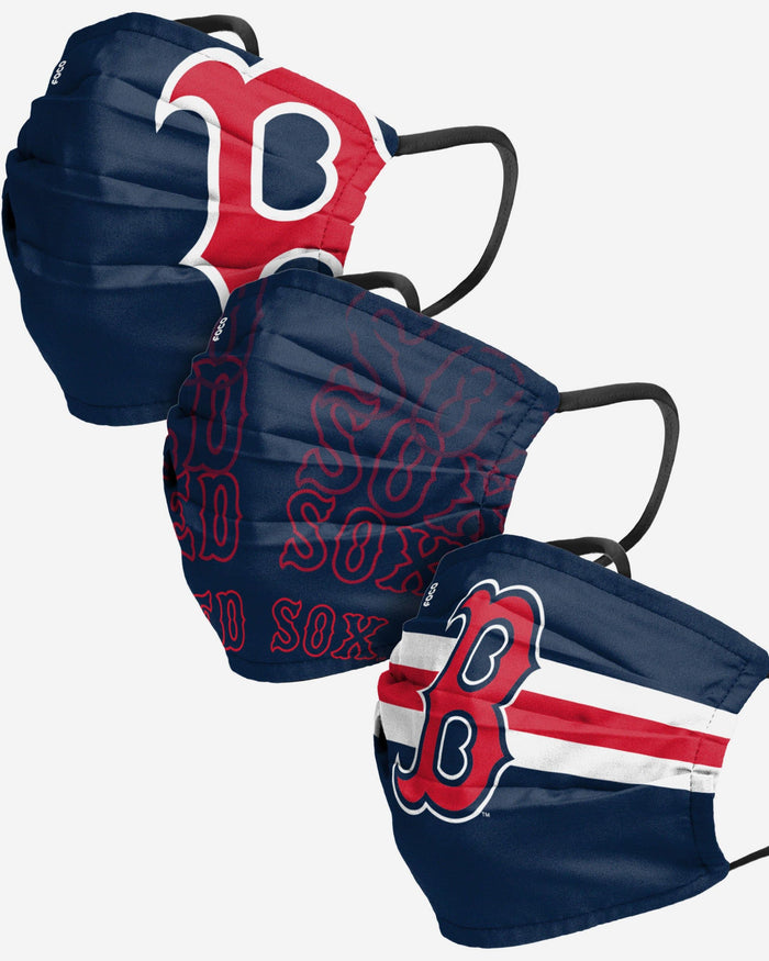 Boston Red Sox Matchday 3 Pack Face Cover FOCO - FOCO.com