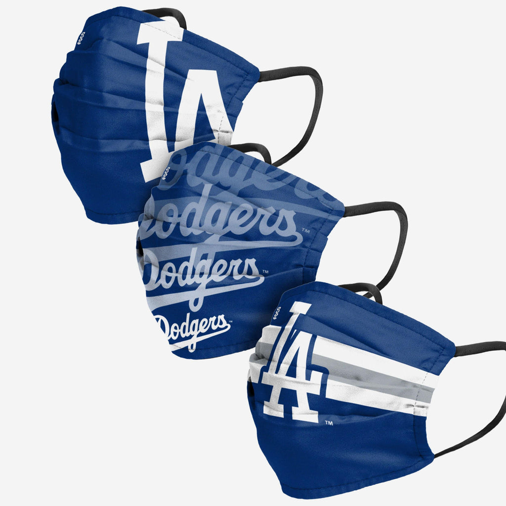 Los Angeles Dodgers Matchday 3 Pack Face Cover FOCO - FOCO.com