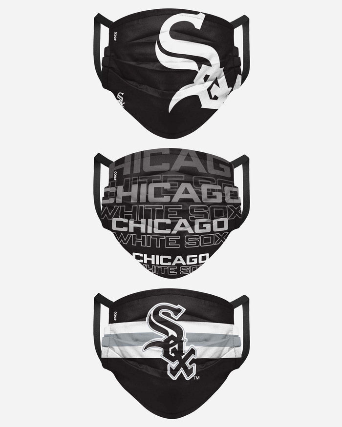 Chicago White Sox Matchday 3 Pack Face Cover FOCO - FOCO.com