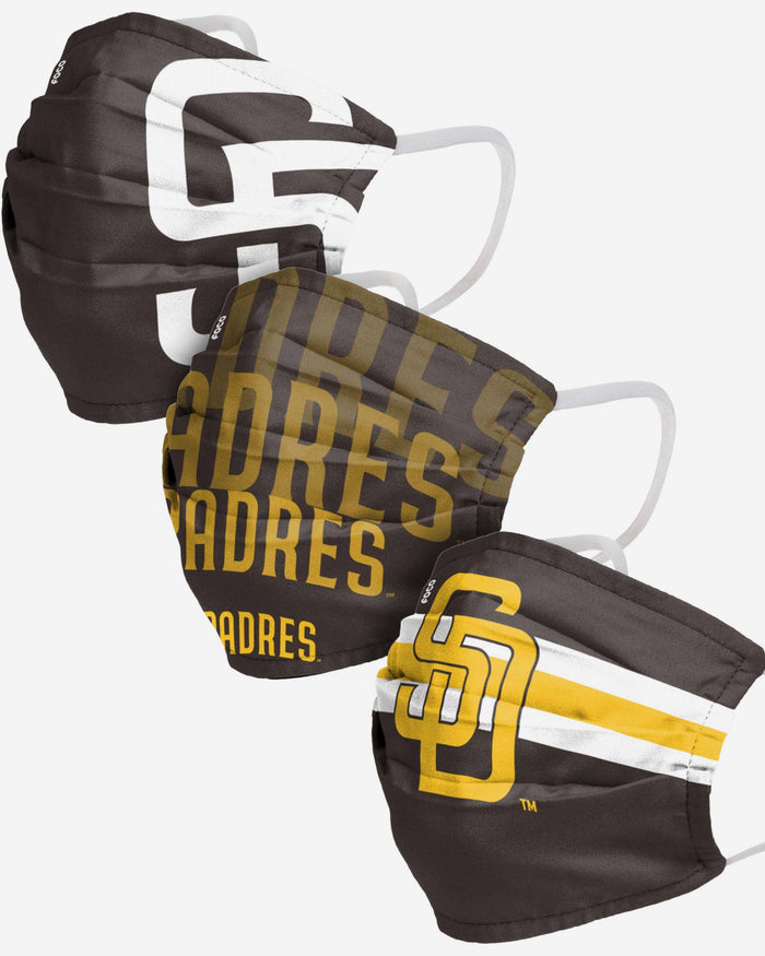 San Diego Padres Matchday 3 Pack Face Cover FOCO - FOCO.com