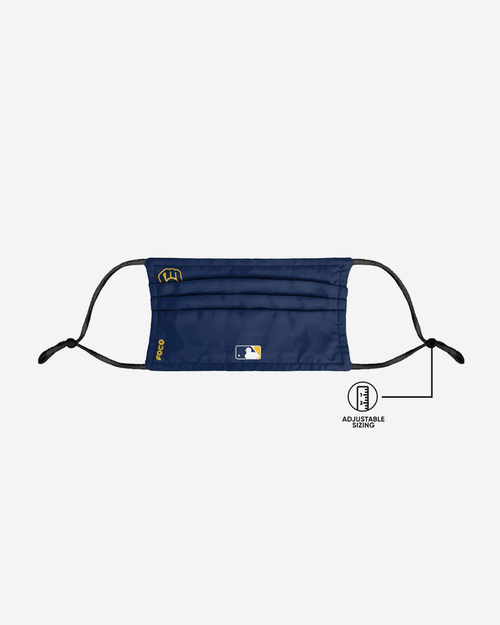 Milwaukee Brewers On-Field Gameday Adjustable Face Cover FOCO - FOCO.com