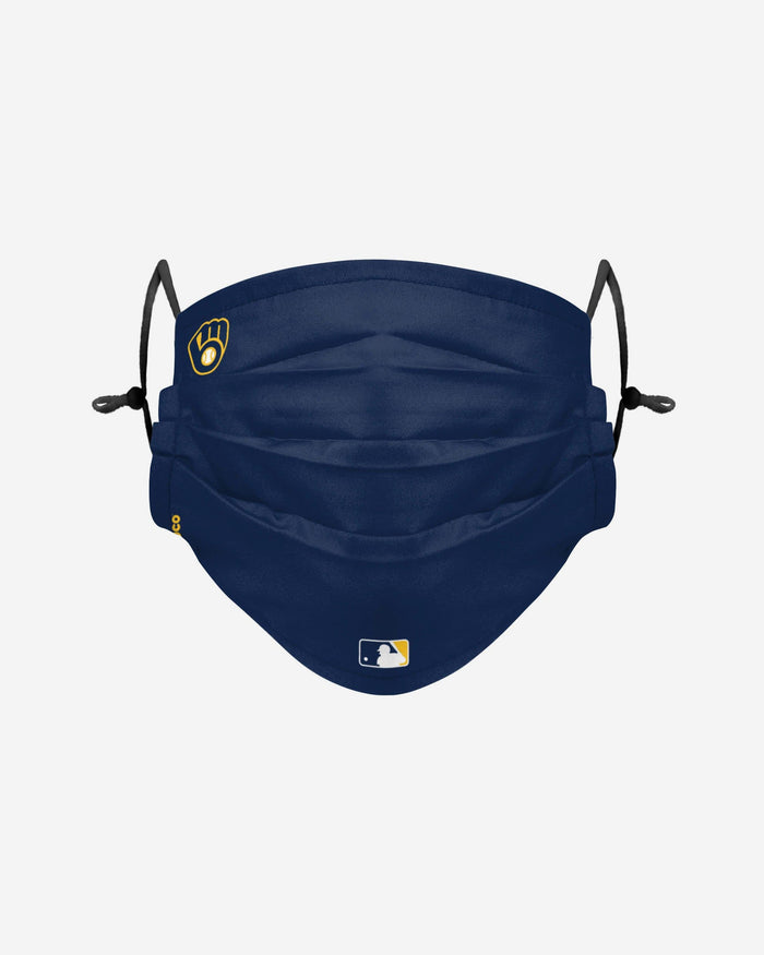 Milwaukee Brewers On-Field Gameday Adjustable Face Cover FOCO - FOCO.com