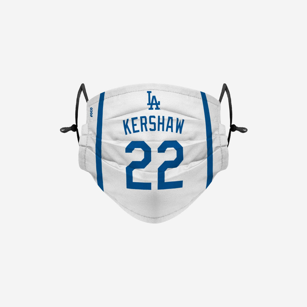 Clayton Kershaw Los Angeles Dodgers Adjustable Face Cover FOCO - FOCO.com