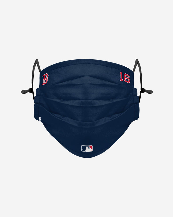 Andrew Benintendi Boston Red Sox On-Field Gameday Adjustable Face Cover FOCO - FOCO.com