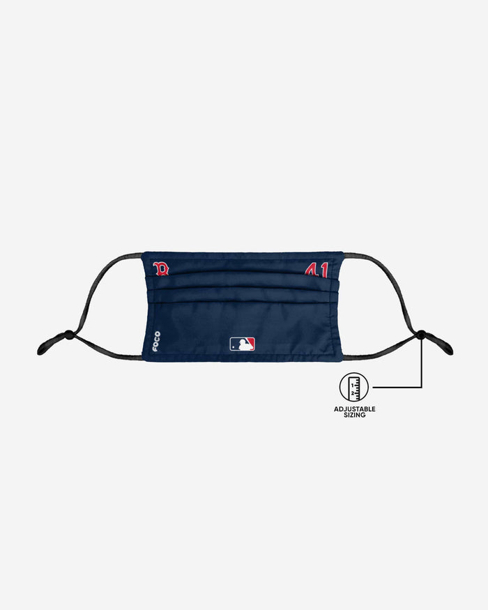 Chris Sale Boston Red Sox On-Field Gameday Adjustable Face Cover FOCO - FOCO.com