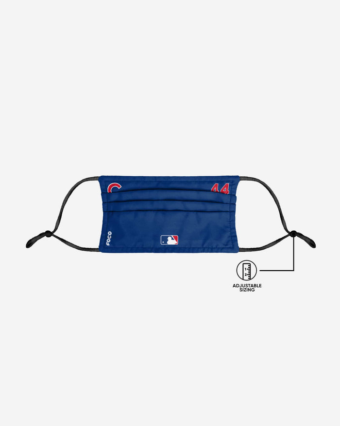 Anthony Rizzo Chicago Cubs On-Field Gameday Adjustable Face Cover FOCO - FOCO.com