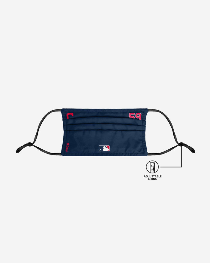 Cookie Carrasco Cleveland Guardians On-Field Gameday Adjustable Face Cover FOCO - FOCO.com