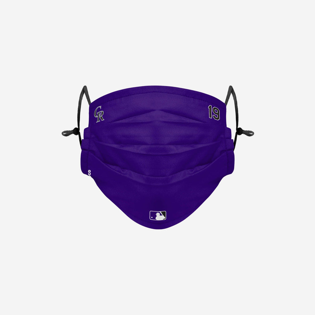 Charlie Blackmon Colorado Rockies On-Field Gameday Adjustable Face Cover FOCO - FOCO.com