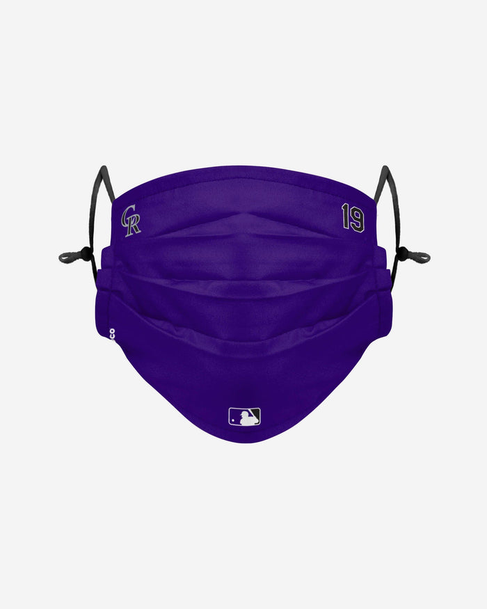 Charlie Blackmon Colorado Rockies On-Field Gameday Adjustable Face Cover FOCO - FOCO.com