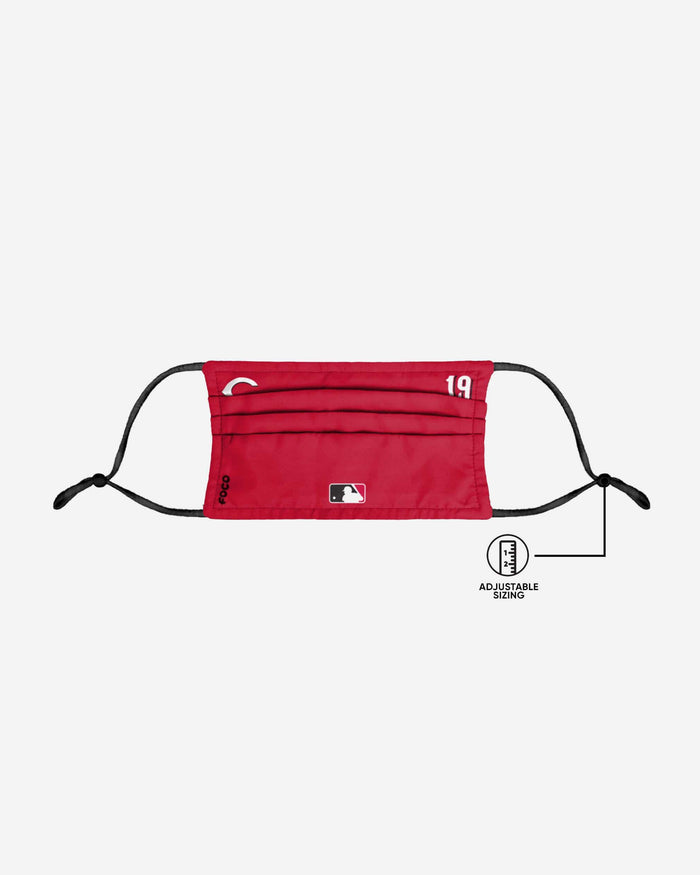 Joey Votto Cincinnati Reds On-Field Gameday Adjustable Face Cover FOCO - FOCO.com