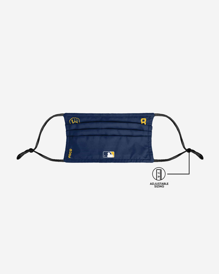 Ryan Braun Milwaukee Brewers On-Field Gameday Adjustable Face Cover FOCO - FOCO.com