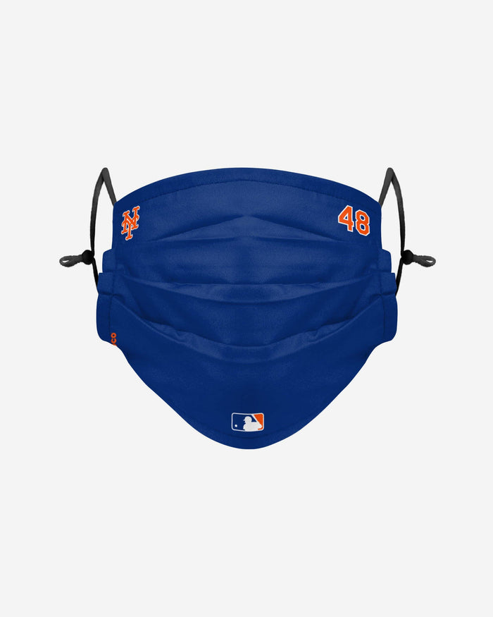 Jacob deGrom New York Mets On-Field Gameday Adjustable Face Cover FOCO - FOCO.com