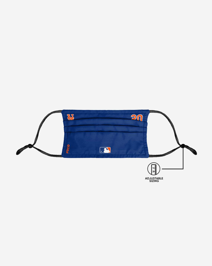 Pete Alonso New York Mets On-Field Gameday Adjustable Face Cover FOCO - FOCO.com