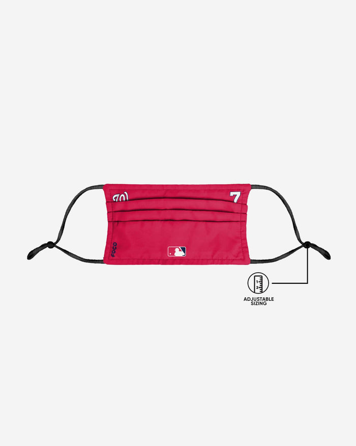 Trea Turner Washington Nationals On-Field Gameday Adjustable Face Cover FOCO - FOCO.com