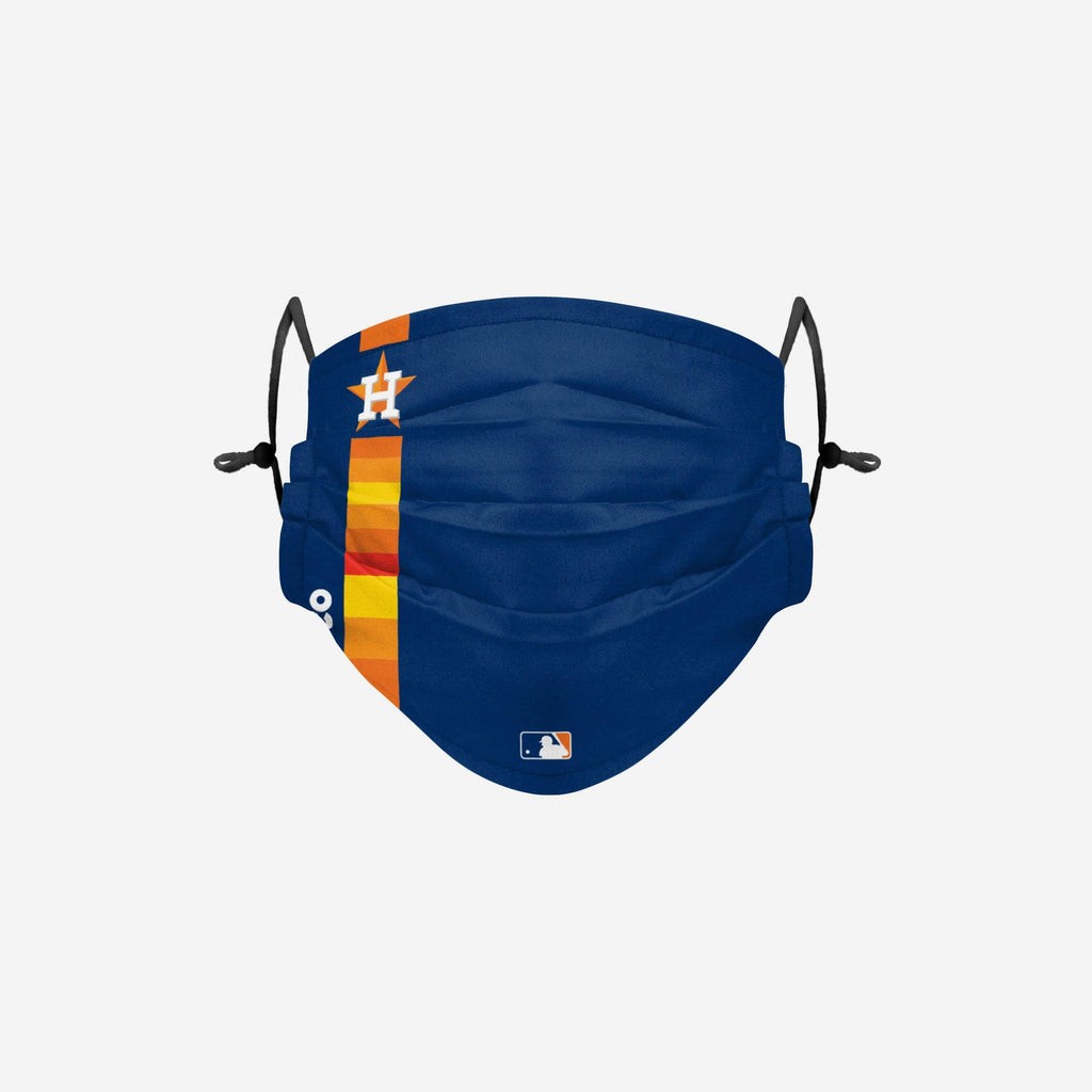 Houston Astros On-Field Striped Gameday Adjustable Face Cover FOCO - FOCO.com