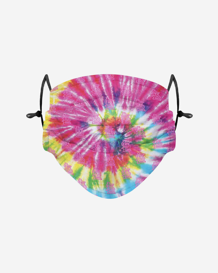 St Louis Cardinals Pastel Tie-Dye Adjustable Face Cover FOCO - FOCO.com