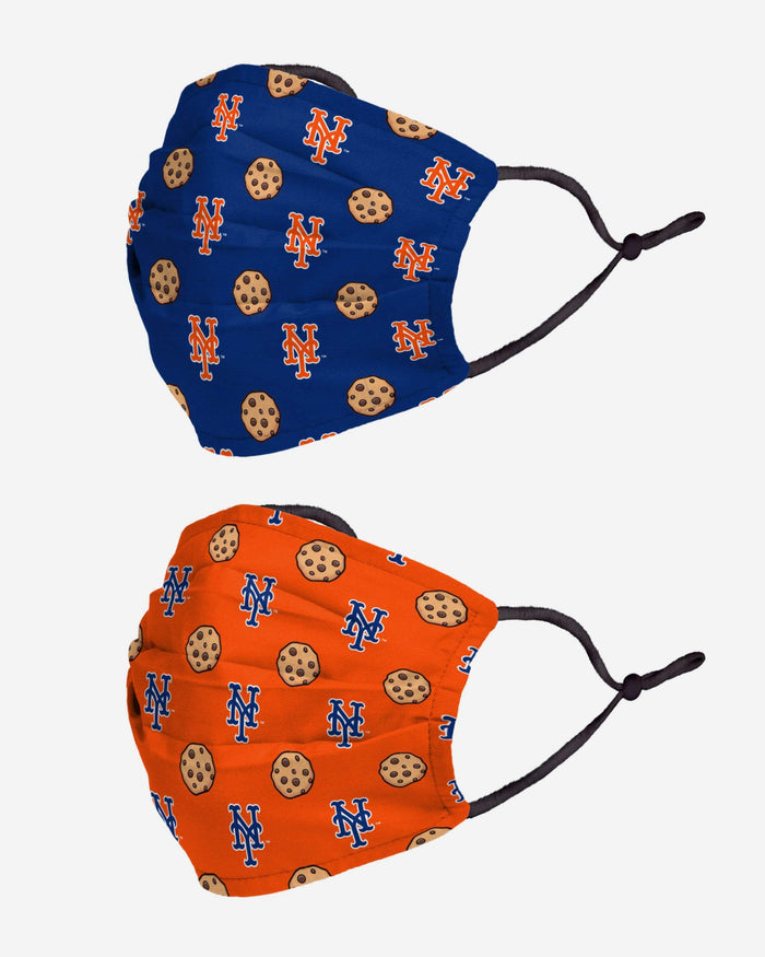 New York Mets Repeat Cookie 2 Pack Face Cover FOCO - FOCO.com